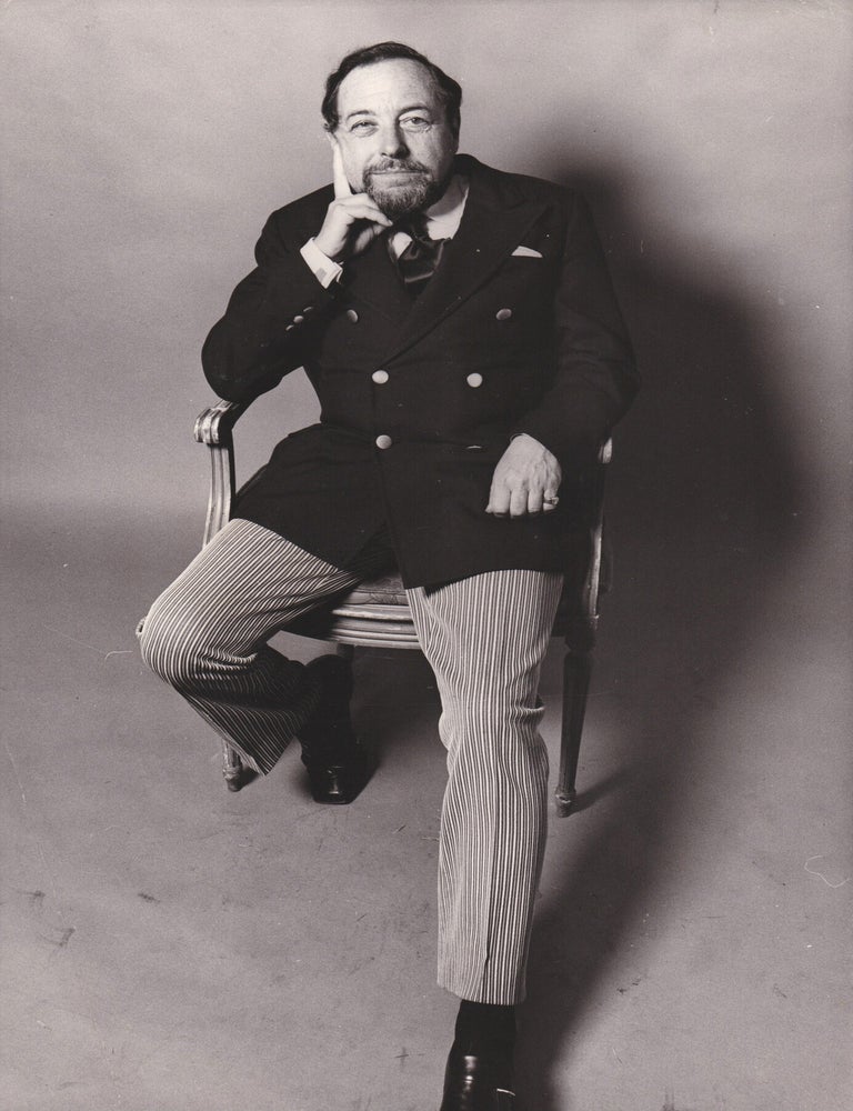 Book #171793] Original oversize portrait photograph of Tennessee Williams, circa late 1960s....
