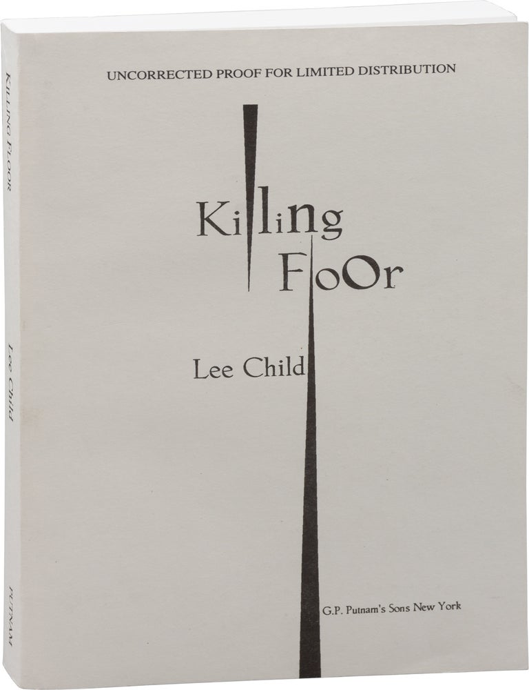 Book #171808] Killing Floor (Uncorrected Proof). Lee Child
