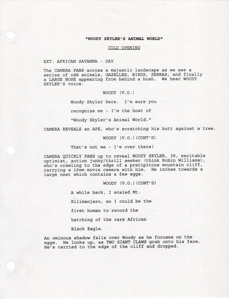 Woody Skyler's Animal World: Pilot Episode