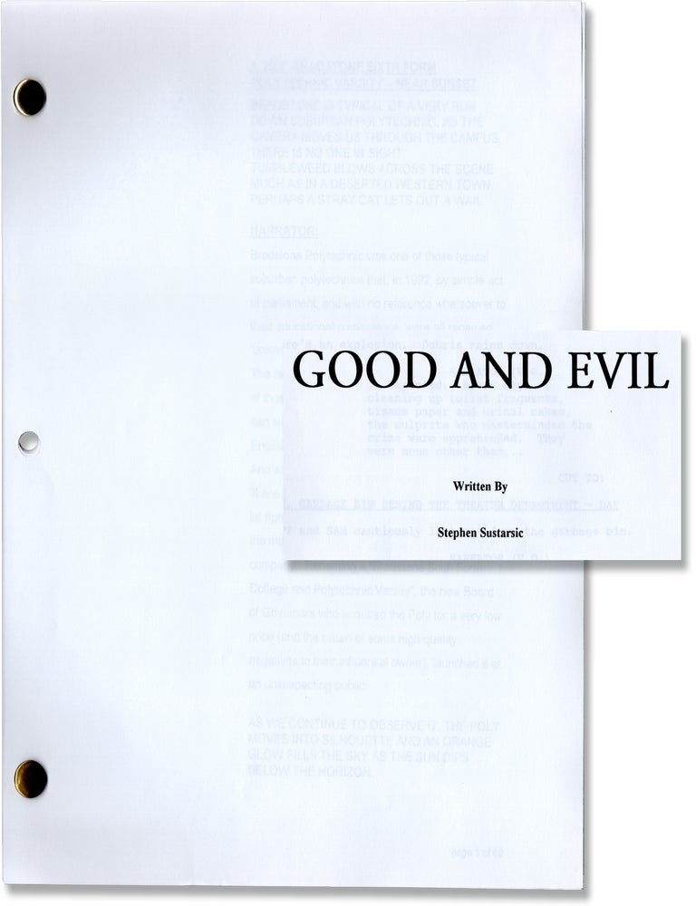 Good and Evil (Three original screenplay drafts for the pilot of an unproduced television series