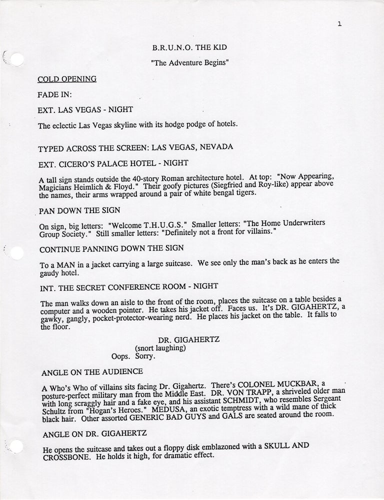 Bruno the Kid: The Adventure Begins [B.R.U.N.O. The Kid 'The Adventure Begins' Pilot]
