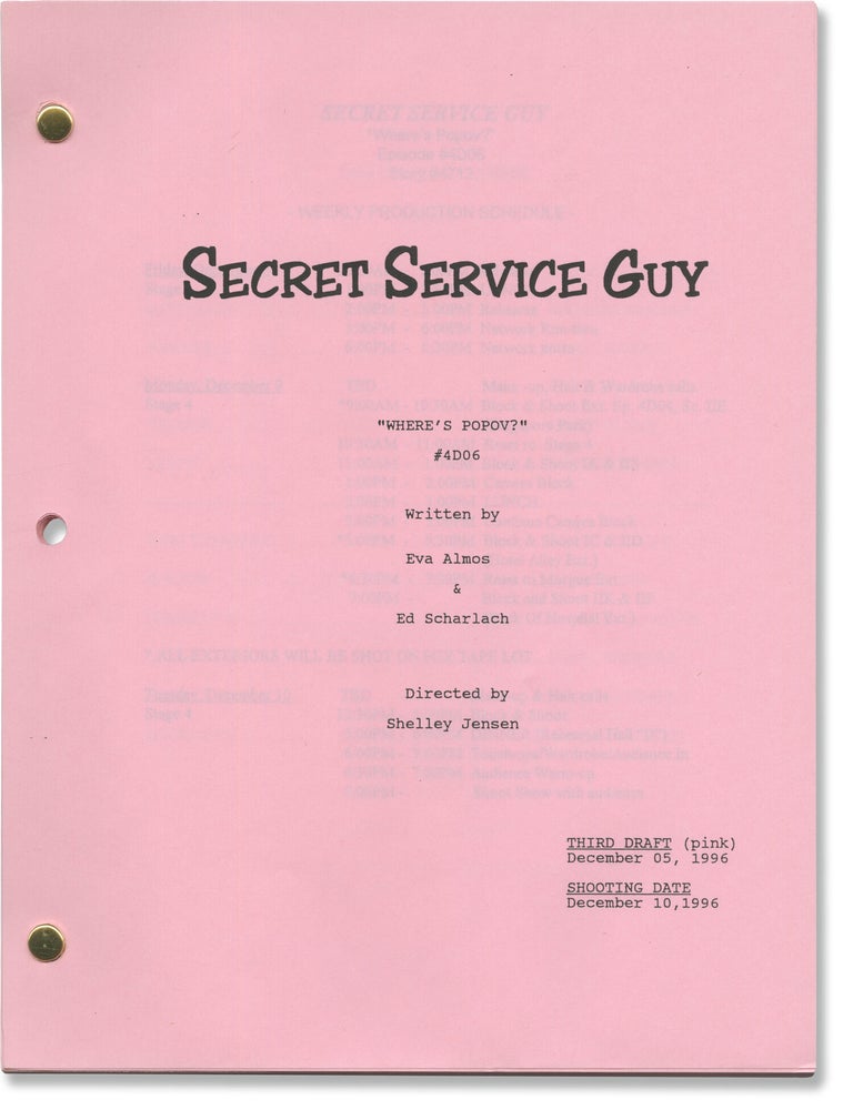 Secret Service Guy: Where's Popov? (Two original screenplays for an unaired television episode