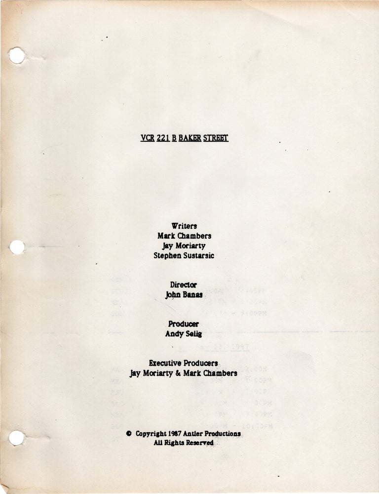 VCR 221B Baker Street