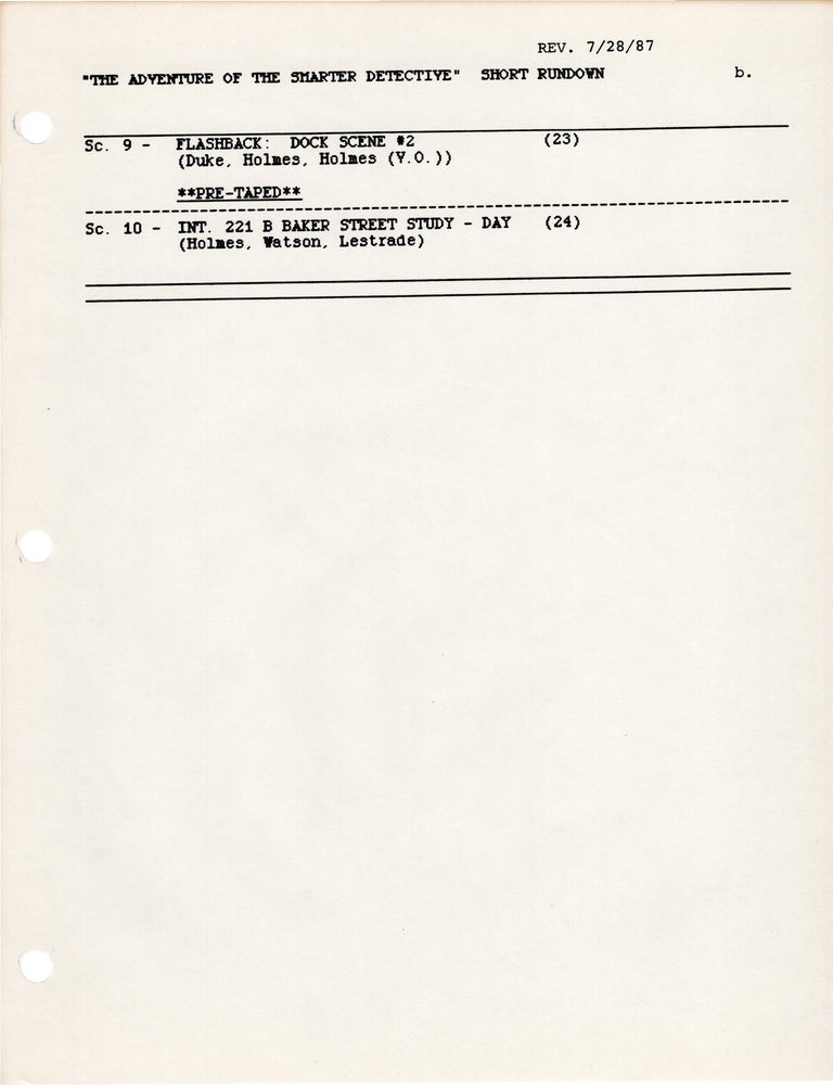 VCR 221B Baker Street