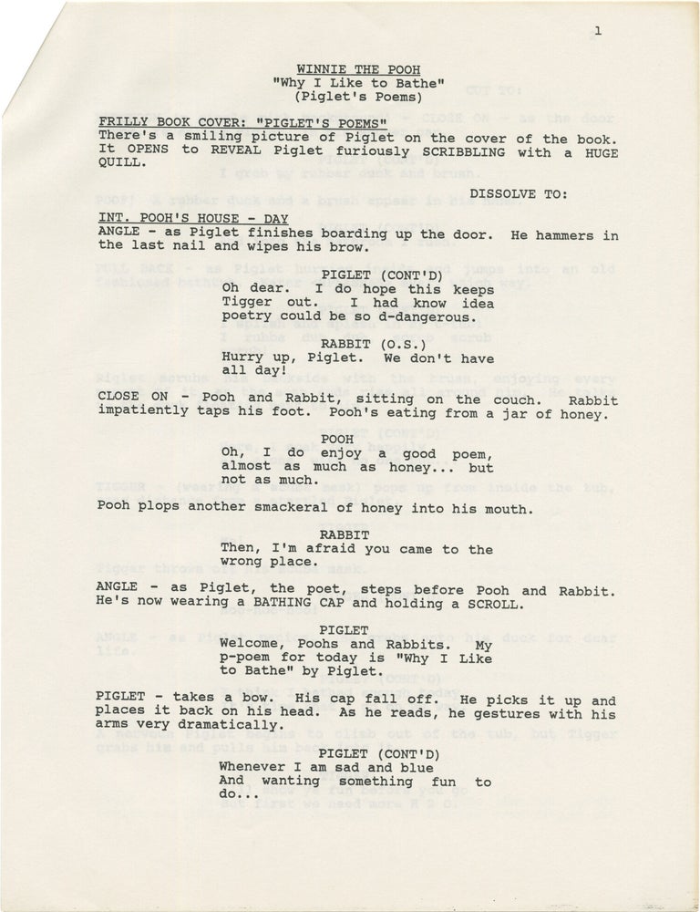 The New Adventures of Winnie the Pooh: Piglet's Poetry [Piglet's Poems]