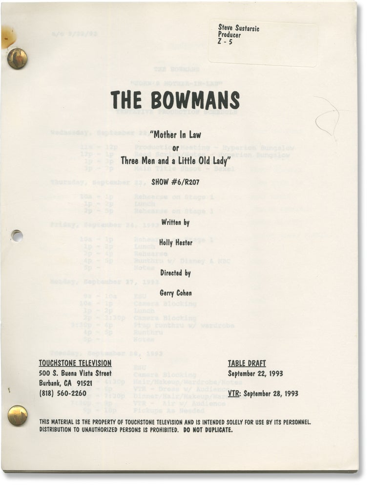 The Good Life [The Bowmans]: Mother-In-Law [Mother In Law or Three Men and a Little Old Lady]...