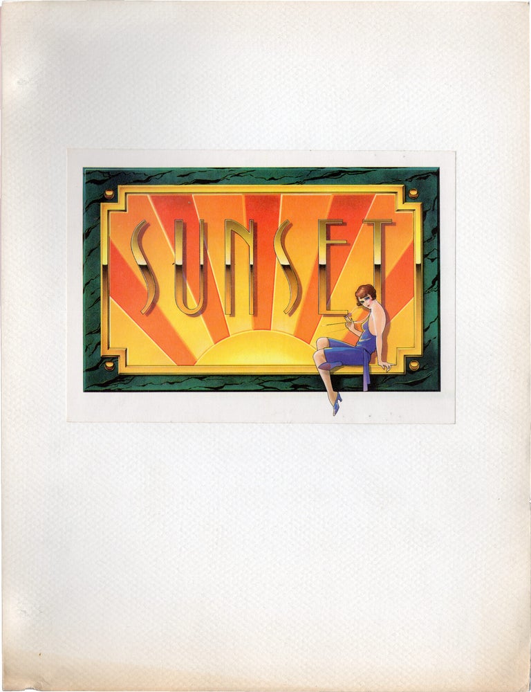 Sunset (Original screenplay for the 1988 film