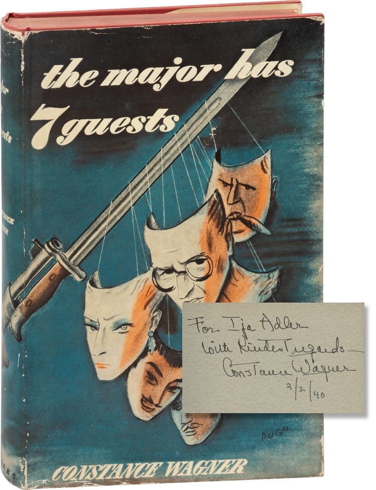 The Major Has 7 [Seven] Guests (First Edition, inscribed by the author