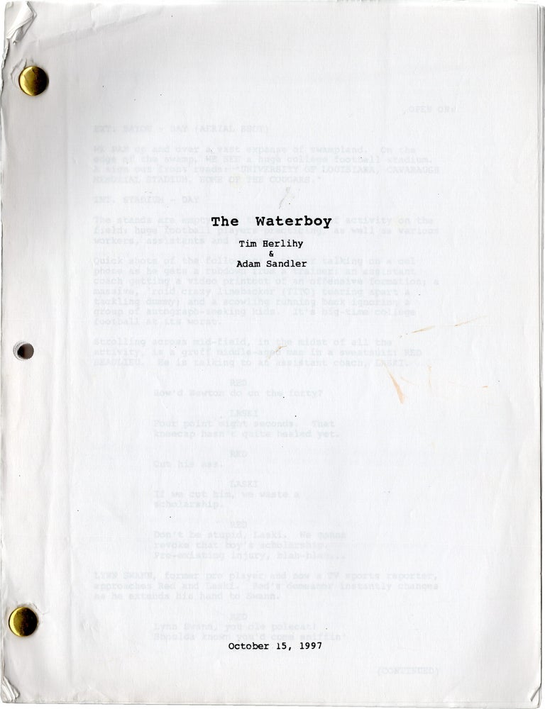 The Waterboy [Water Boy] (Original screenplay for the 1998 film