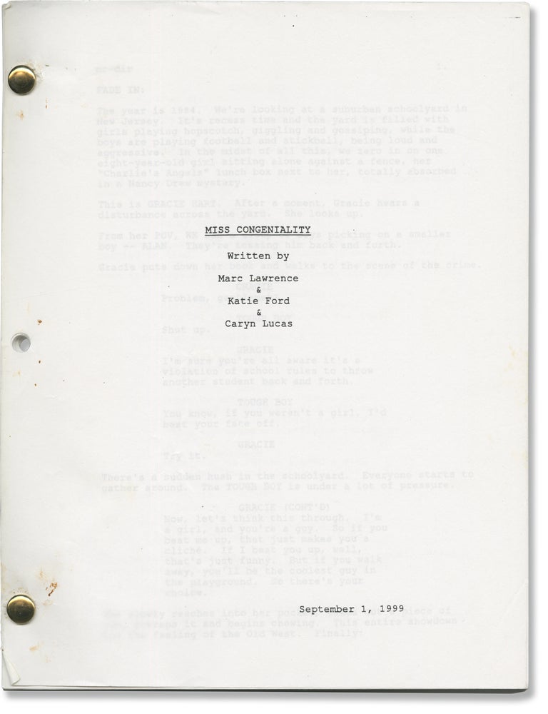 Miss Congeniality (Original screenplay for the 2000 film
