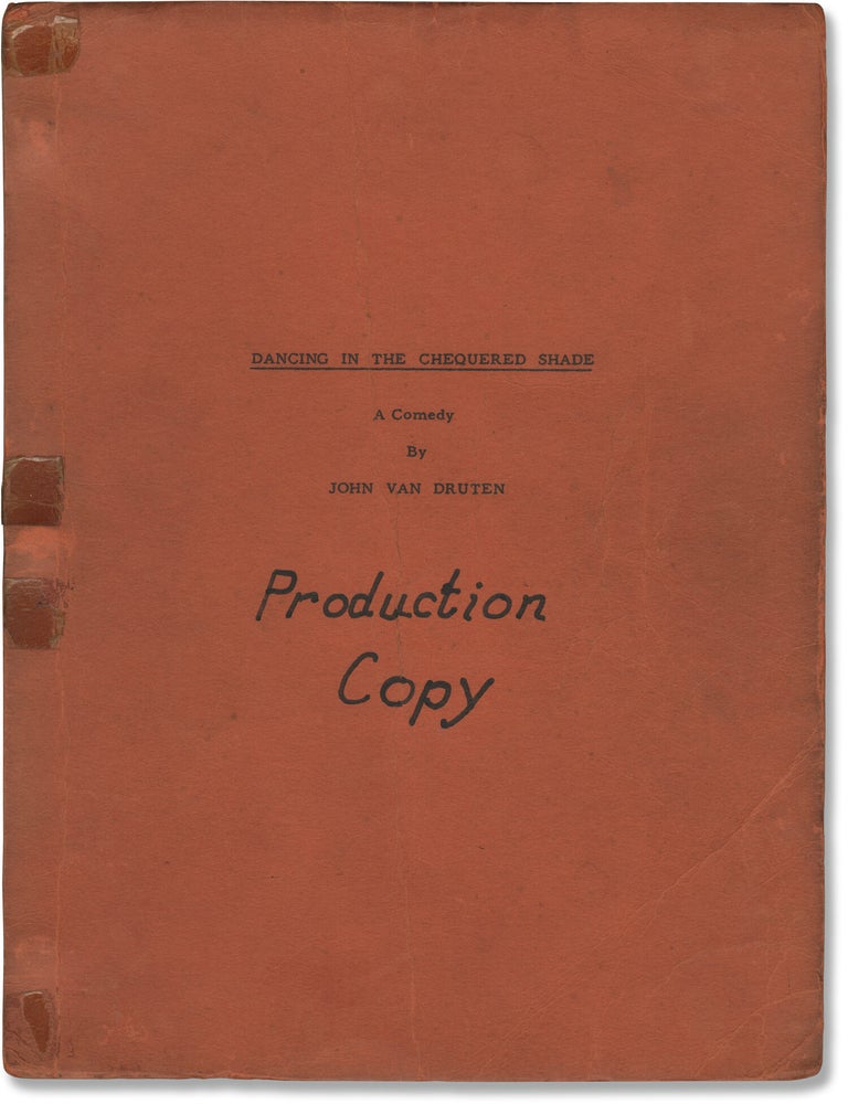 Book #171975] Dancing in the Chequered Shade (Original script for the 1955 play, working copy...