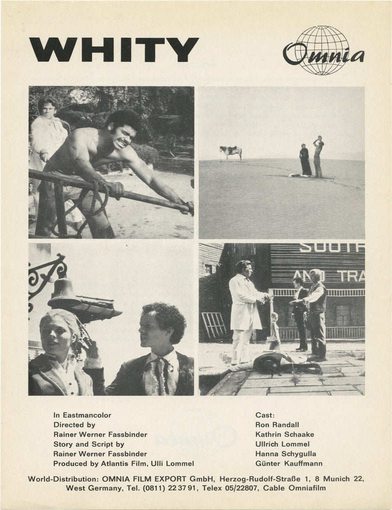 Book #171987] Collection of publicity materials for the German release of seven films, issued by...
