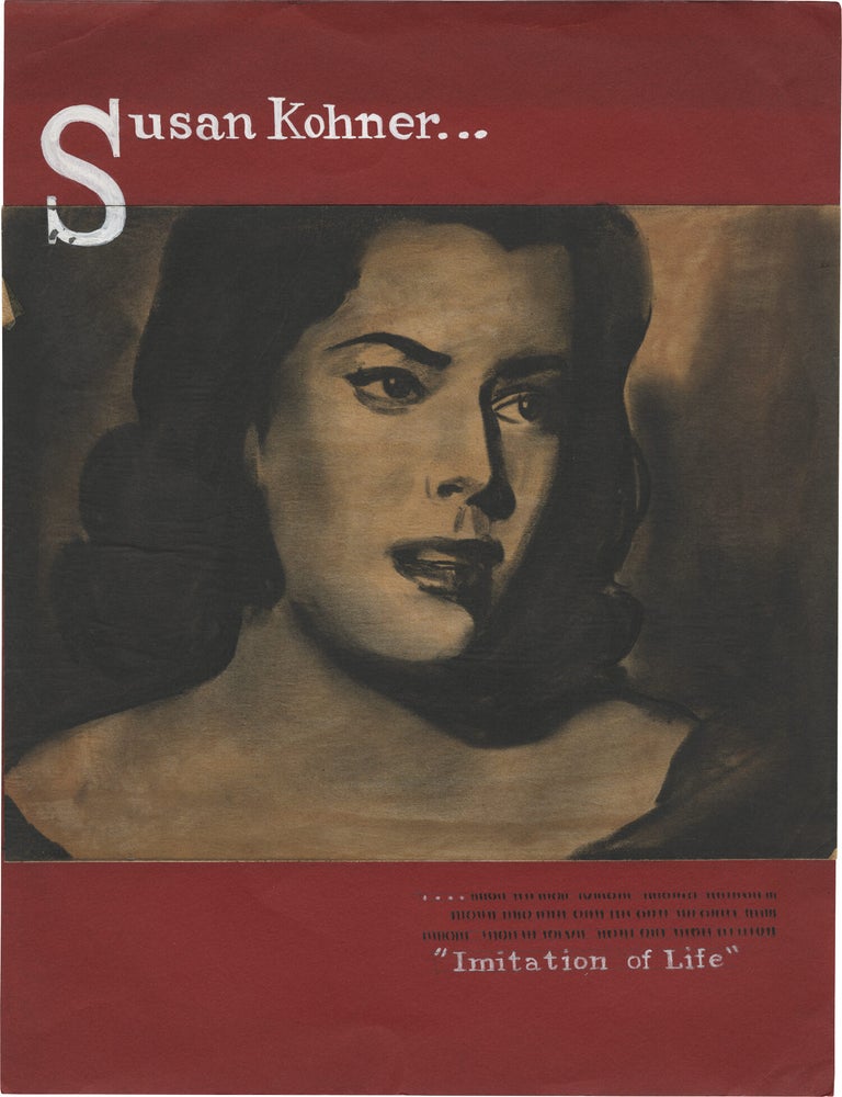 Imitation of Life (Original publicity maquette for a poster promoting Susan Kohner's...
