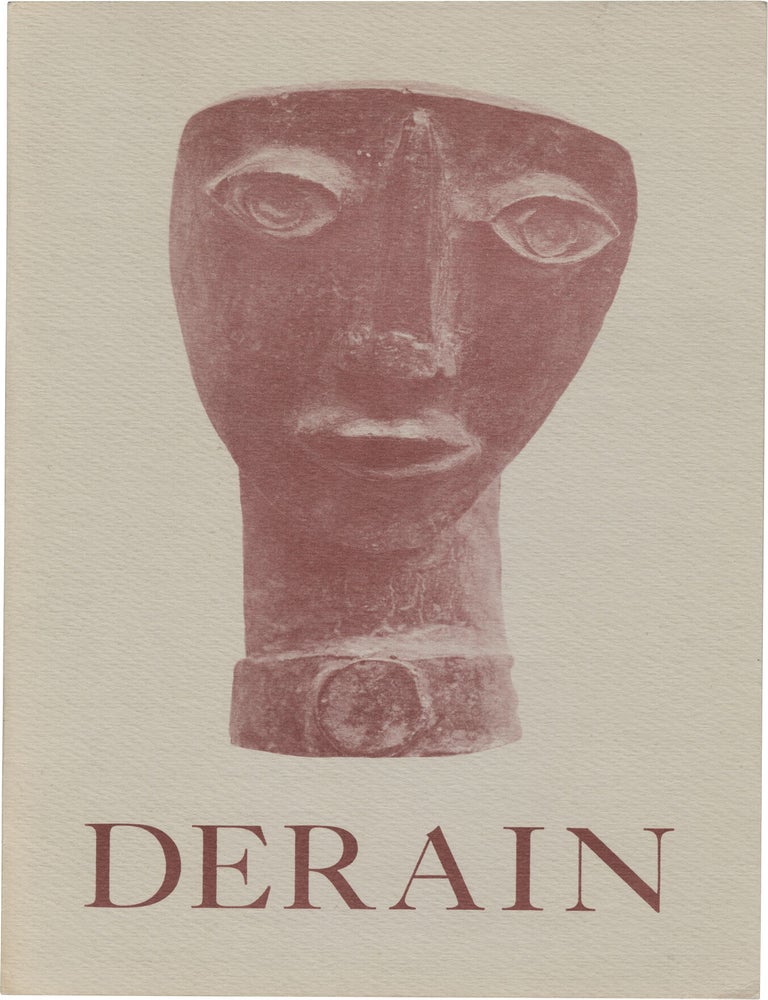 Book #172007] Sculptures by Andr&eacute; Derain (First Edition). Andr&eacute; Derain