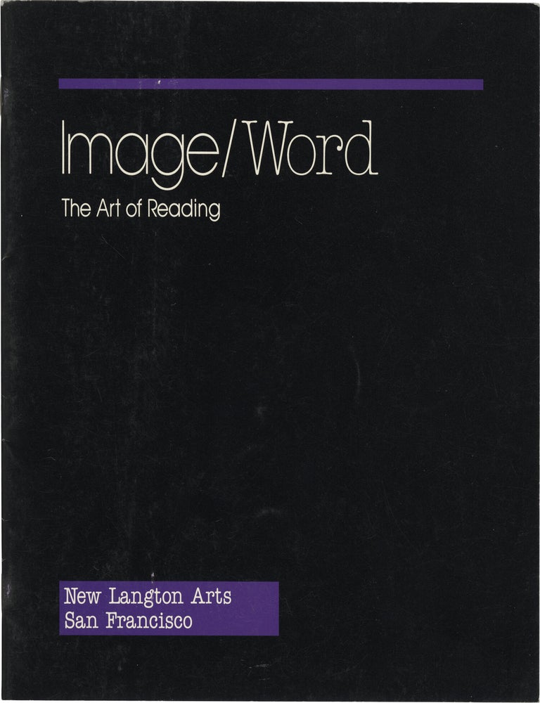 Book #172016] Image/Word: The Art of Reading (First Edition). Connie Fitzsimons Lisa Bloomfield,...