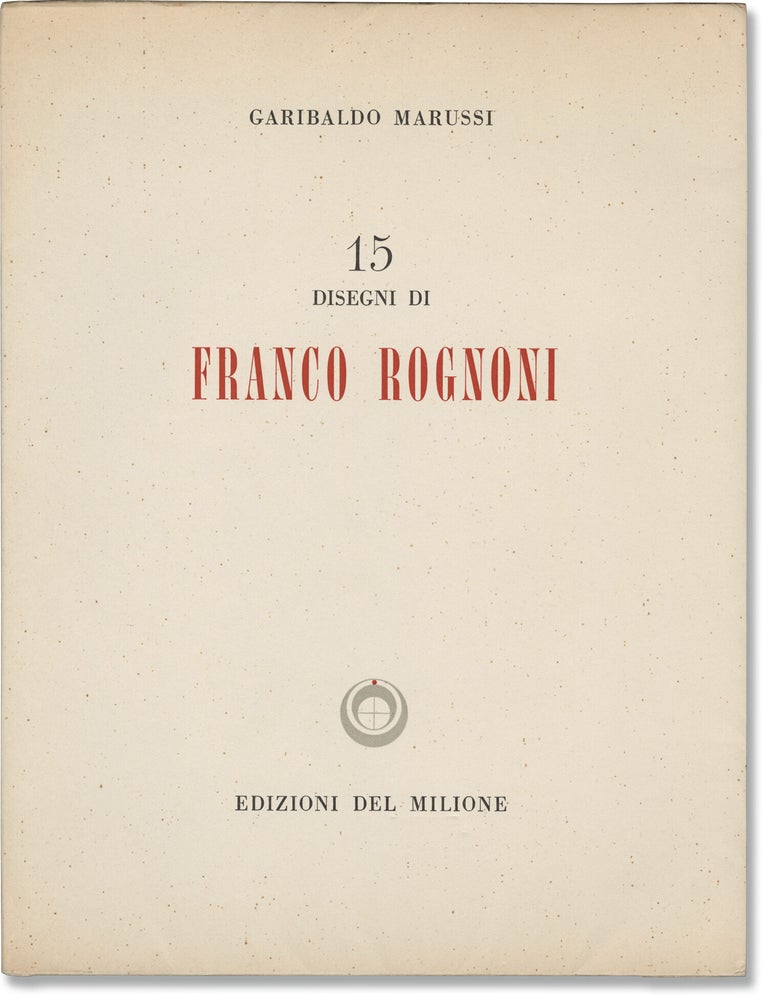 Book #172026] 15 disegni di Franco Rognoni [15 Drawings by Franco Rognoni] (First Italian...