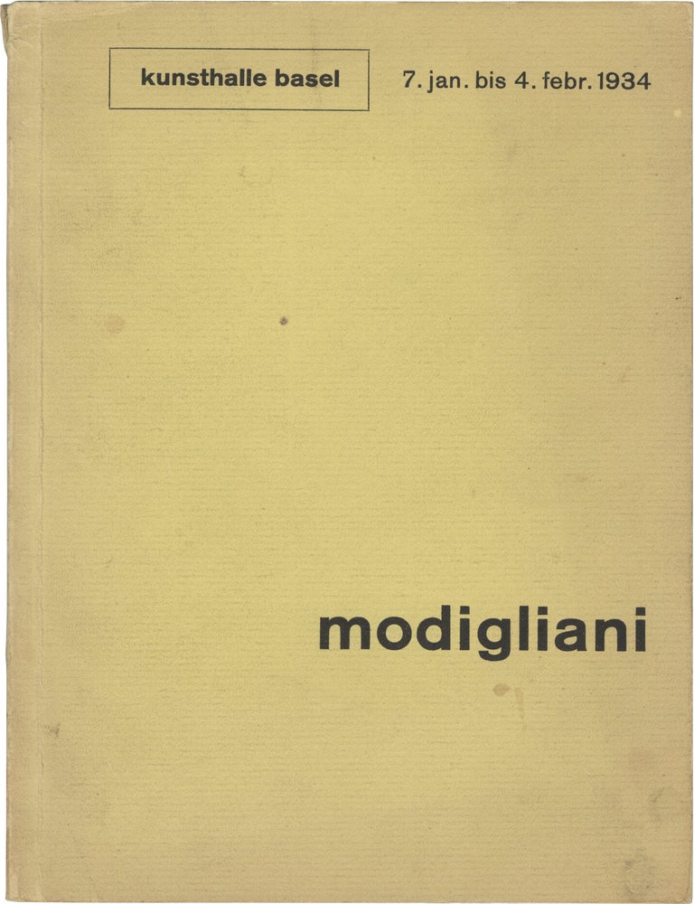 Modigliani (First Edition
