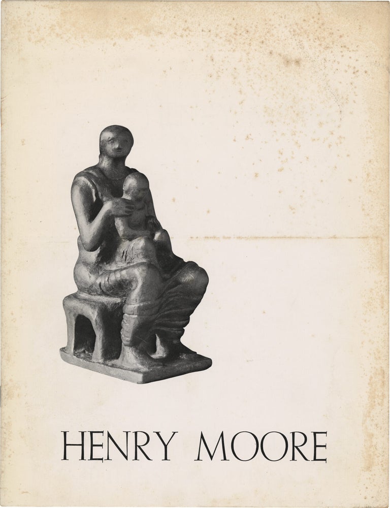 Book #172041] Sculpture by Henry Moore (First Edition). Henry Moore