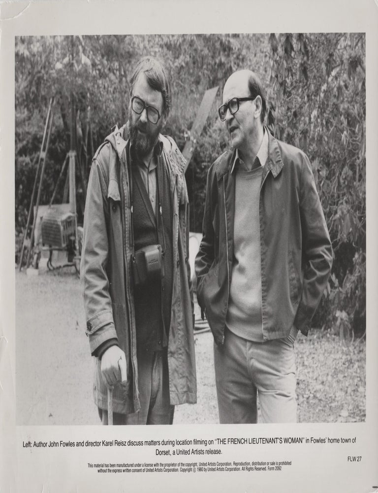 The French Lieutenant's Woman (Original photograph of Karel Reisz and John Fowles on the set...