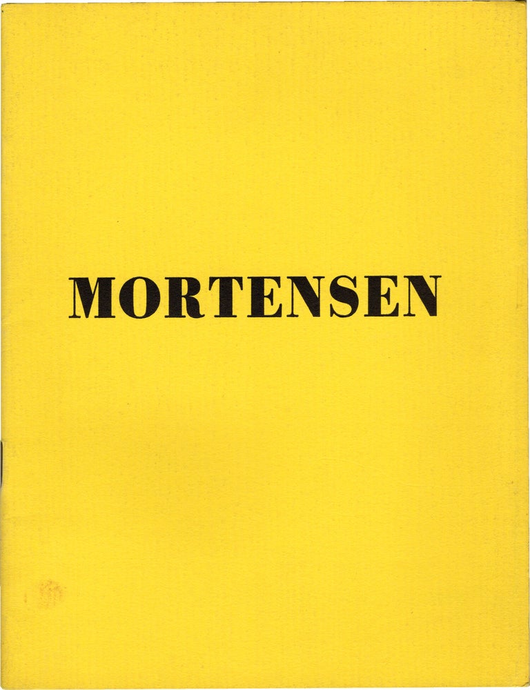 Book #172075] Mortensen: Janvier-Fevrier [January-February] 1956 (First French Edition). Richard...