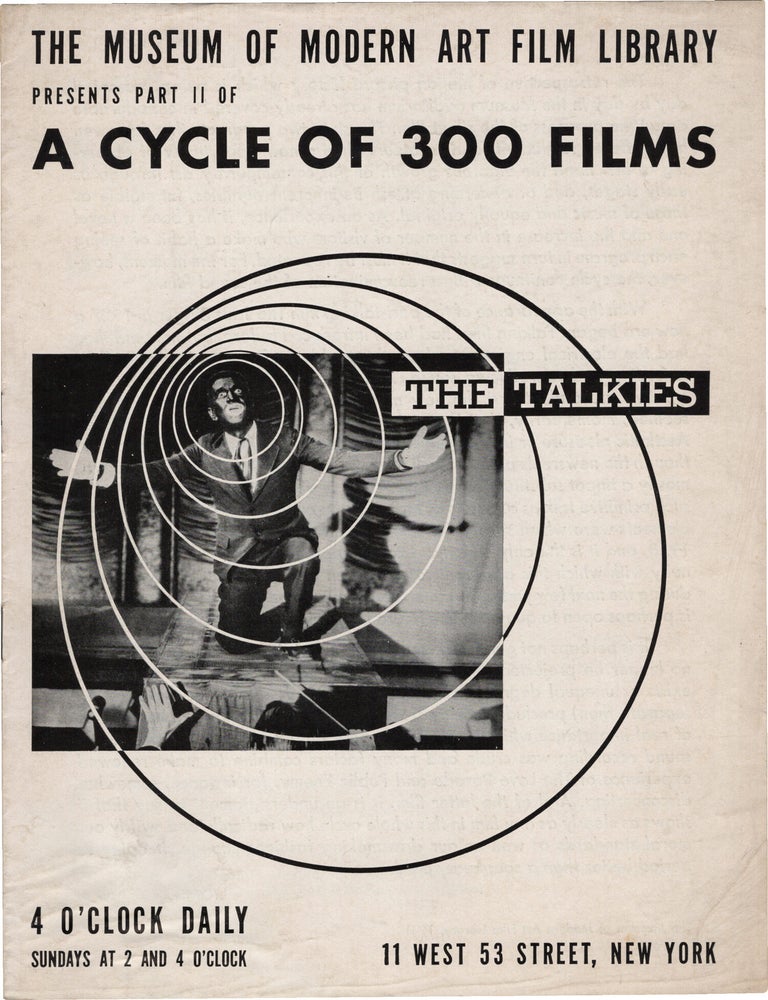 A Cycle of 300 Films: Tracing the History and Development of the Motion Picture from 1895 to 1940: Part I and II