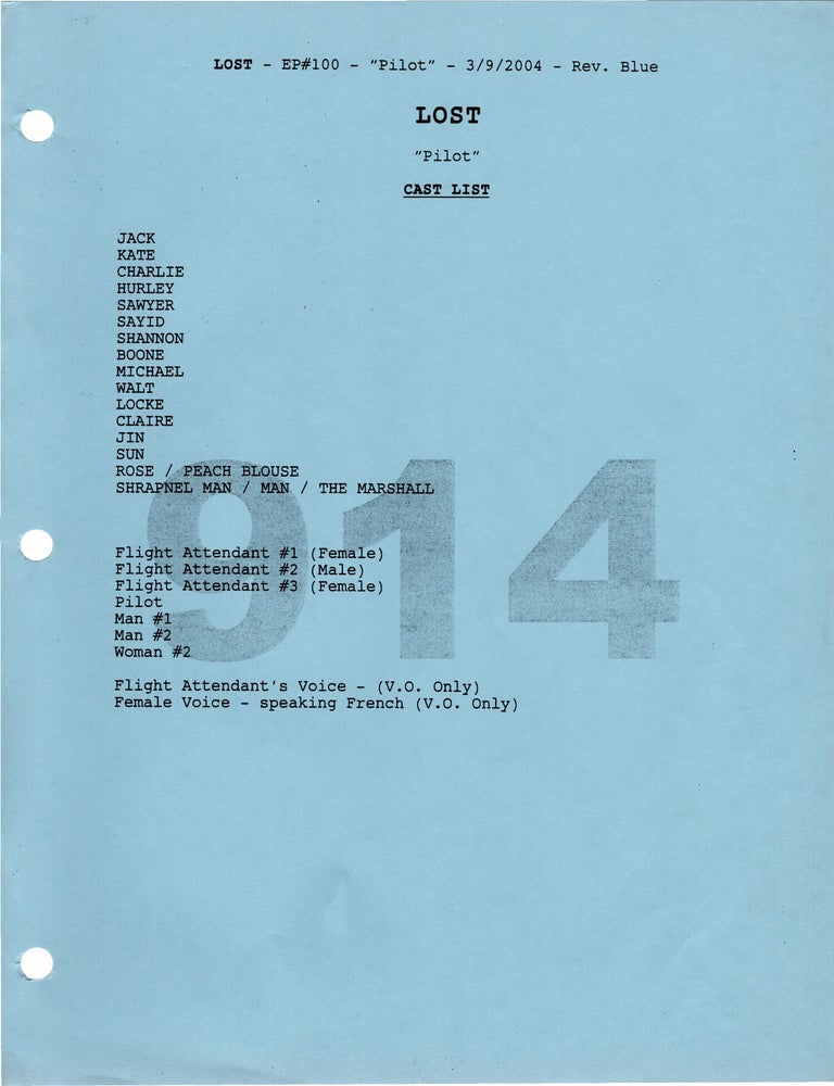 Lost: Pilot Part 1