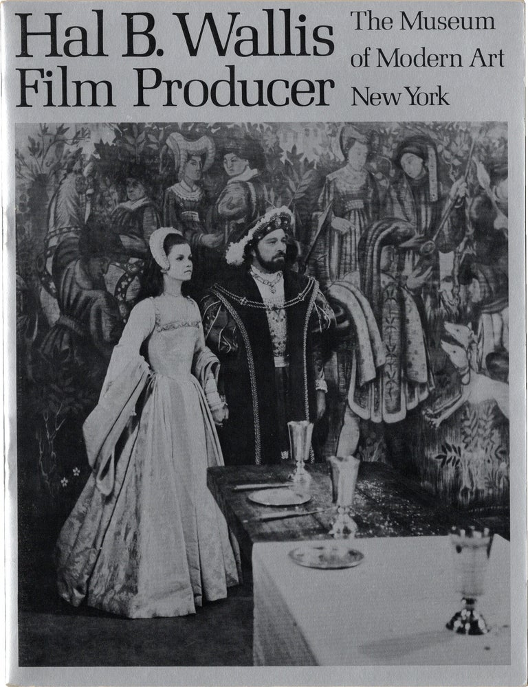 Book #172090] Hal B. Wallis, Film Producer (First Edition). Hal B. Wallis, Adrienne Mancia