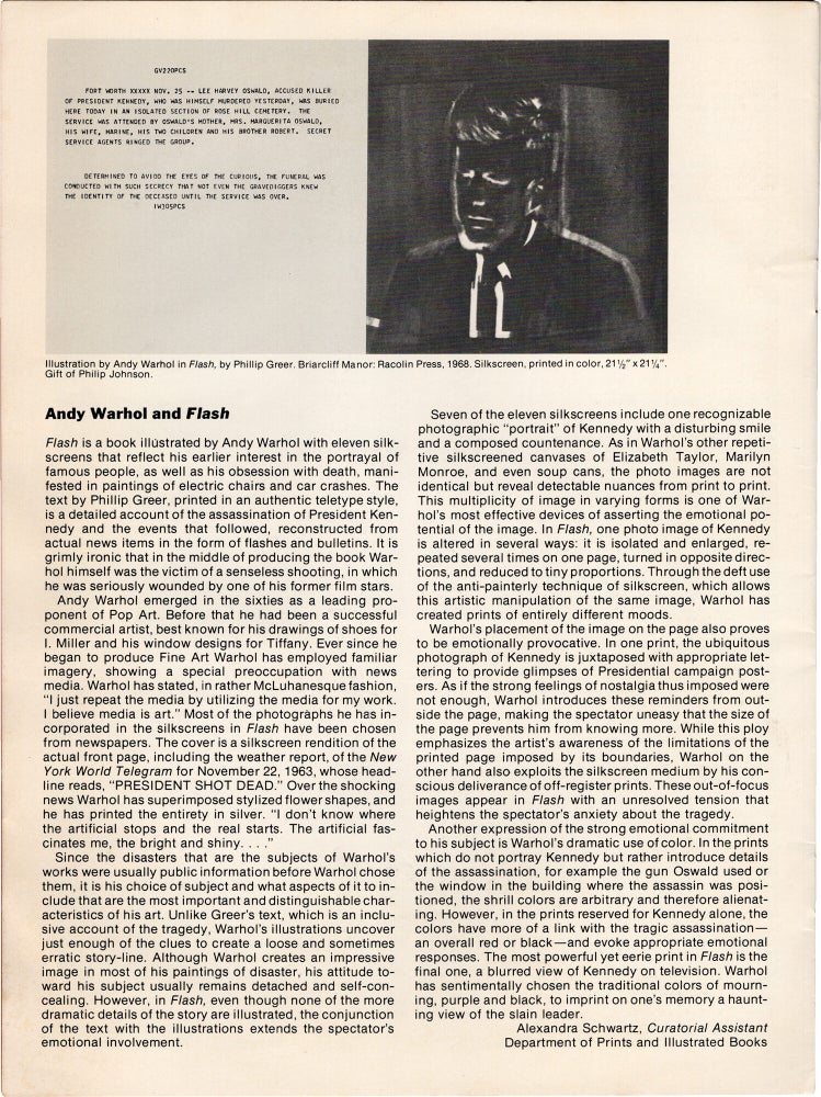 MOMA: A Publication for Members of The Museum of Modern Art