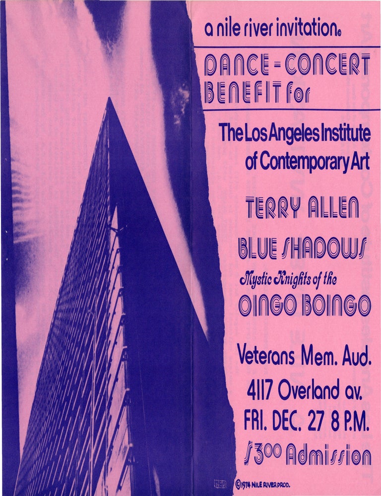 The Los Angeles Institute of Contemporary Art Newsletter: No. 7