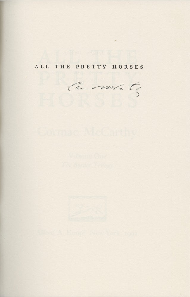 All the Pretty Horses