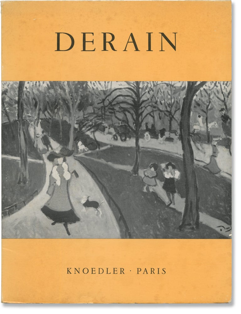 Book #172147] Derain (First French Edition). Andr&eacute; Derain, Claude Roger-Marx, text