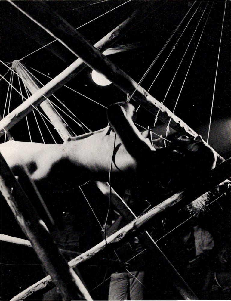Archive of eighteen self-published post-cards of performances, including eight signed by the artist, two exhibition flyers, and program, 1976-1984