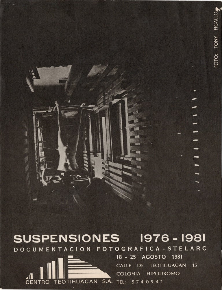 Archive of eighteen self-published post-cards of performances, including eight signed by the artist, two exhibition flyers, and program, 1976-1984
