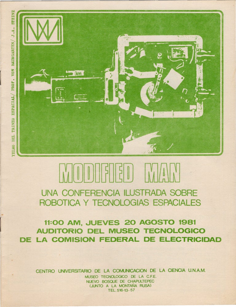 Archive of eighteen self-published post-cards of performances, including eight signed by the artist, two exhibition flyers, and program, 1976-1984