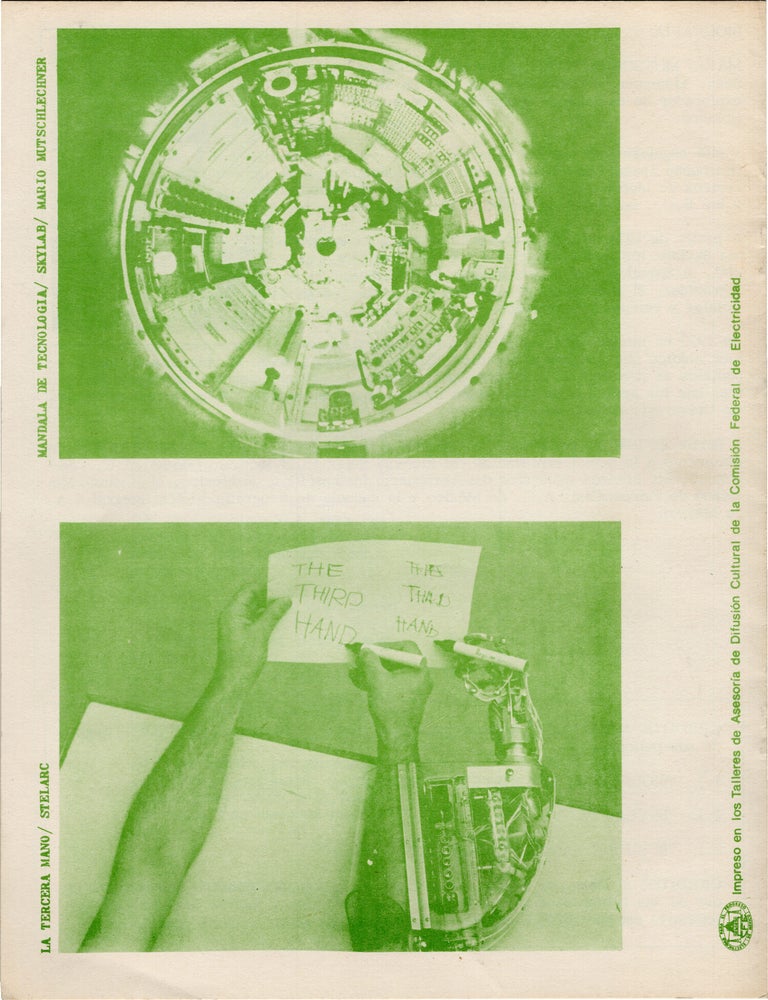 Archive of eighteen self-published post-cards of performances, including eight signed by the artist, two exhibition flyers, and program, 1976-1984
