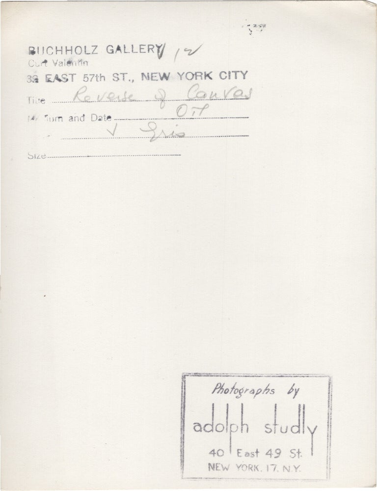 Collection of nine original art photographs by Adolph Studly