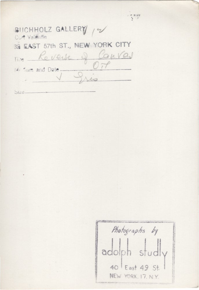 Collection of nine original art photographs by Adolph Studly