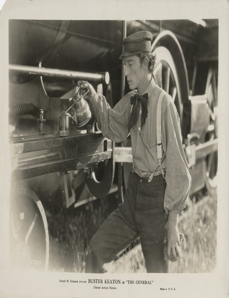 Book #172200] The General (Original photograph of Buster Keaton from the 1926 film). Buster...