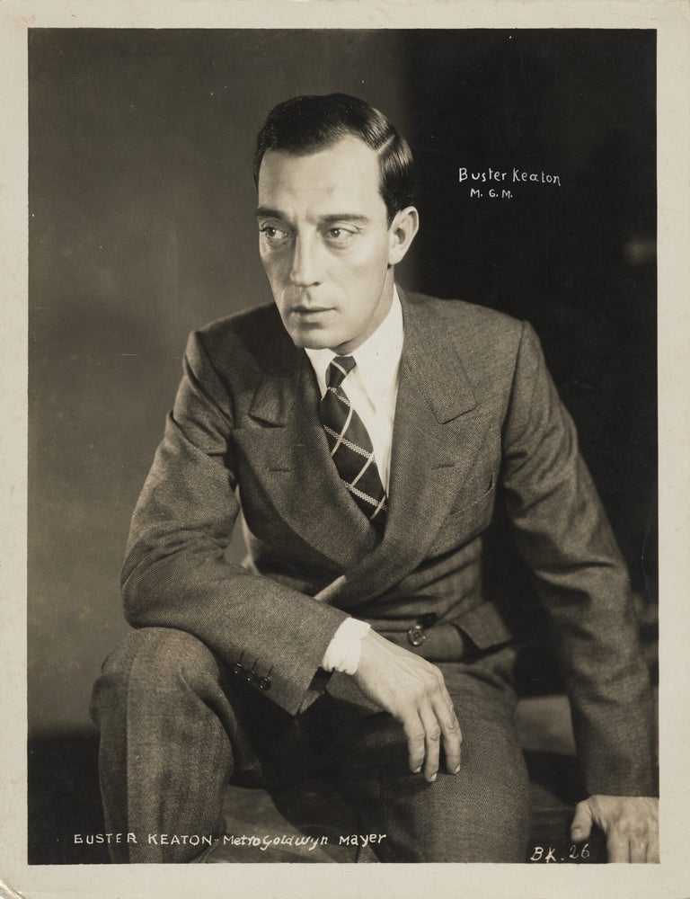 Book #172201] Vintage publicity photograph of Buster Keaton. Buster Keaton, subject