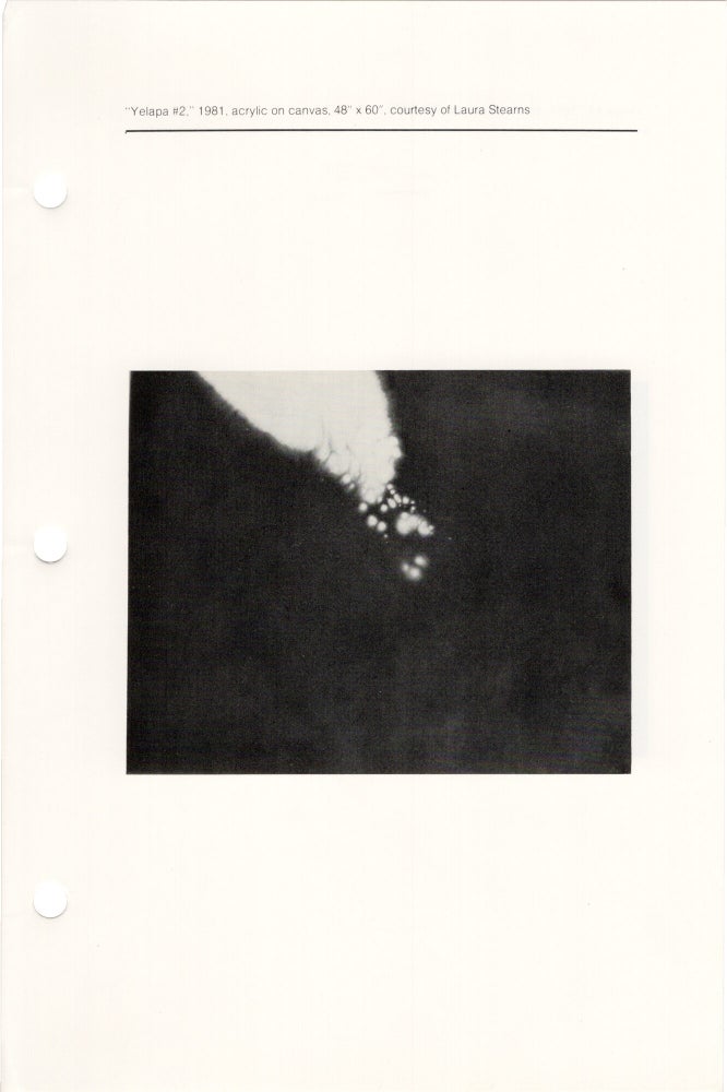 Mount St. Mary's College Fine Arts Gallery Exhibitions 81/82