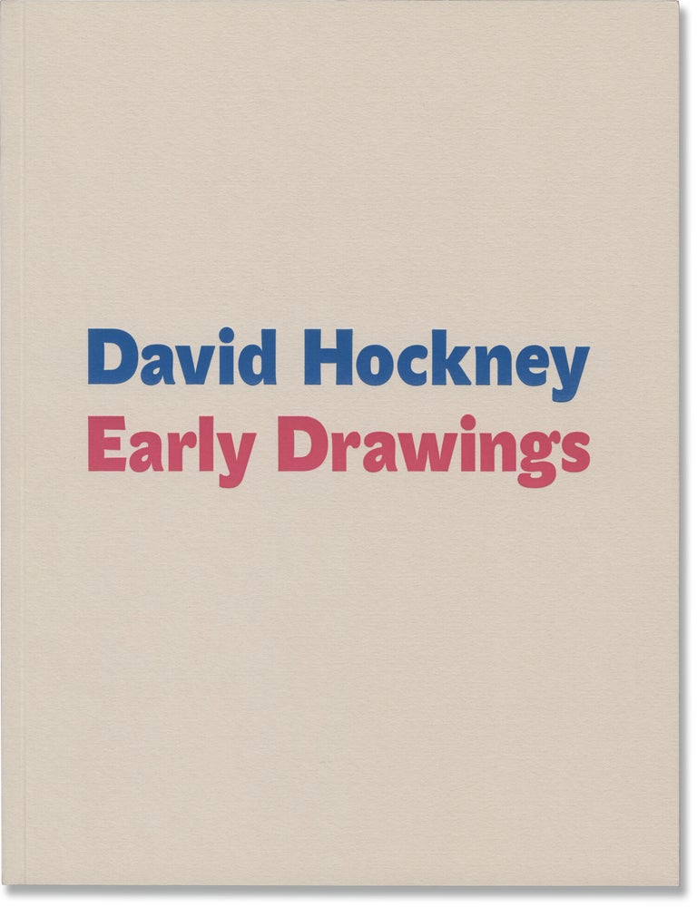 Book #172304] David Hockney: Early Drawings (First Edition). David Hockney, Christopher Sykes,...