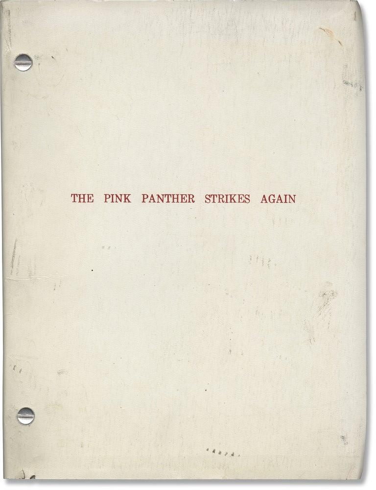 The Pink Panther Strikes Again (Original screenplay for the 1976 film