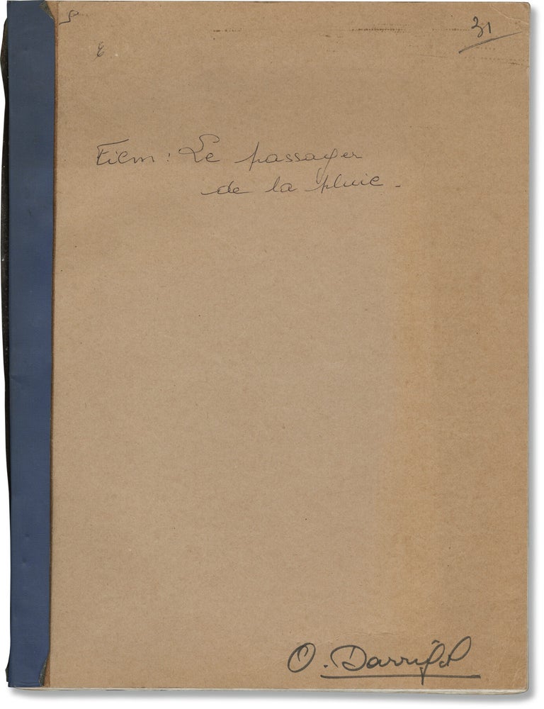 Rider on the Rain [Le passager de la pluie] (Original screenplay for the 1969 French film noir