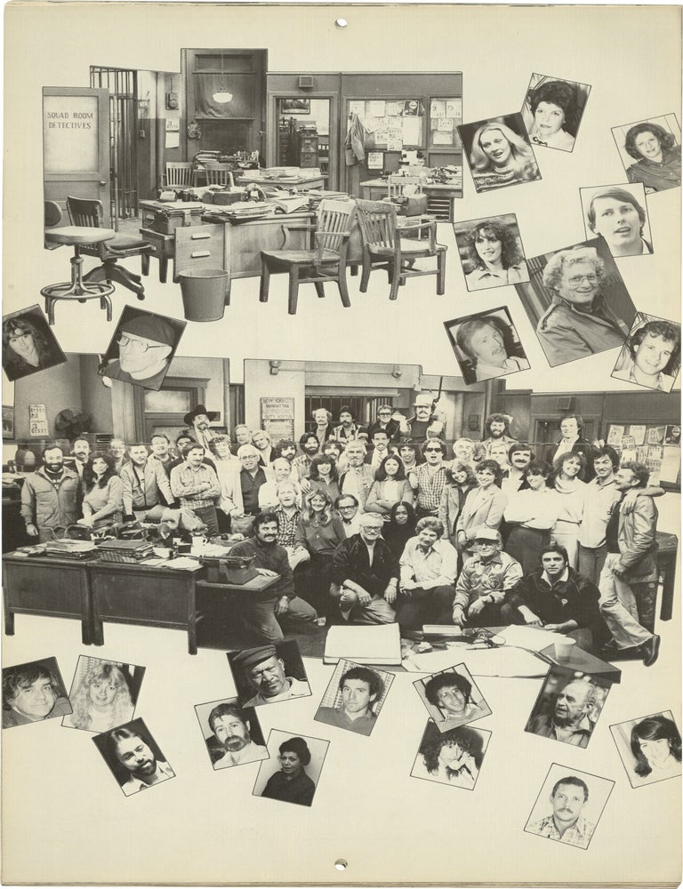 Original promotional calendar for Barney Miller, signed by five main cast members including Hal Linden
