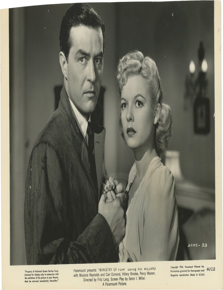 Ministry of Fear (Collection of nine original photographs from the 1944 film noir