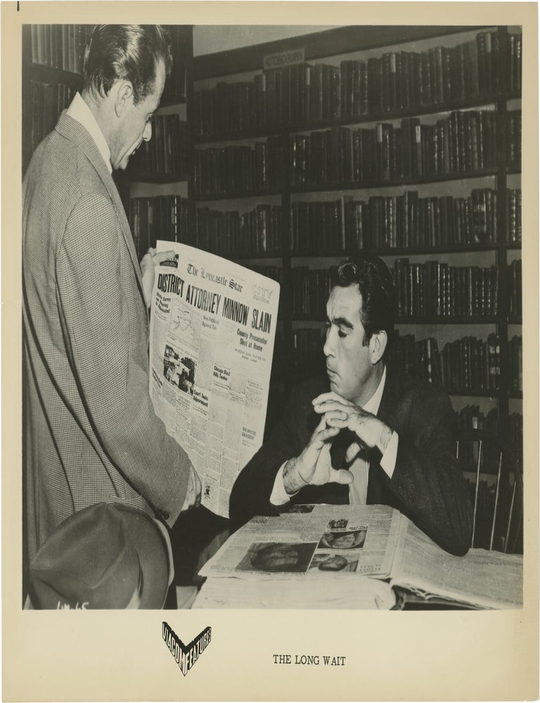 The Long Wait (Two original photographs from the 1954 film noir