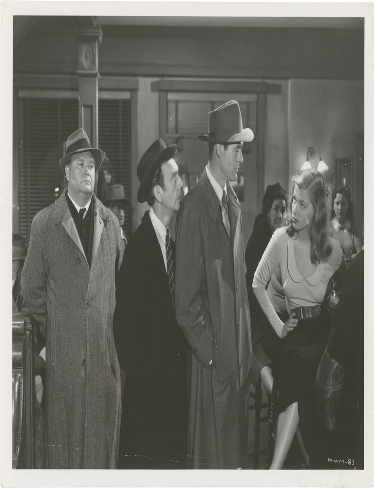 Book #172461] On Dangerous Ground (Eight original photographs from the 1951 film). Robert Ryan...