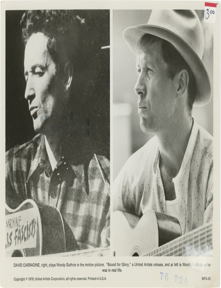 Book #172535] Bound for Glory (Original photograph from the 1976 film). Woody Guthrie Hal Ashby,...