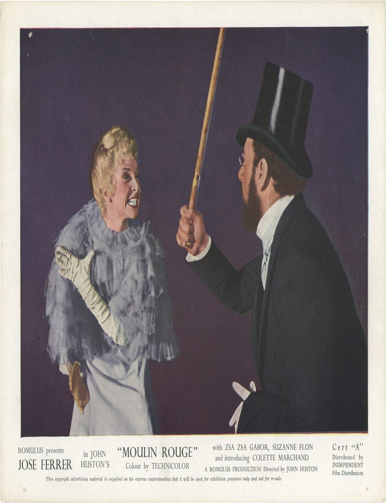 Moulin Rouge (Eight British front-of-house cards from the 1952 film