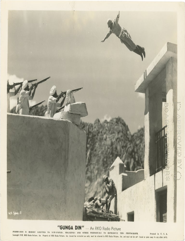 Book #172546] Gunga Din (Eleven original photographs from the 1939 film). Joan Fontaine Cary...